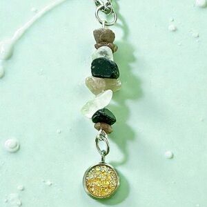 🆕 Multi Gemstones and Crystal Pendant Necklace